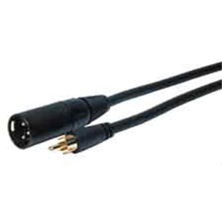 Standard Series XLR Plug To RCA Plug Audio Cable 6ft